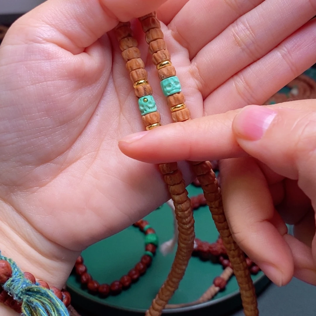 柏香籽/百香籽吊坠145腰珠