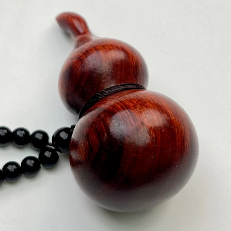 葫芦（小叶紫檀）精品把件不带礼盒S-0247