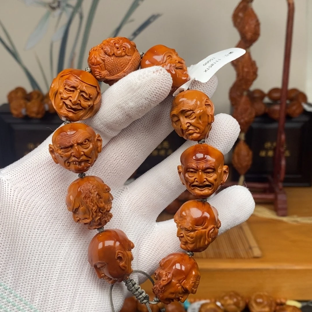 手串橄榄核许忠英老师写实罗汉2.3×2.35
