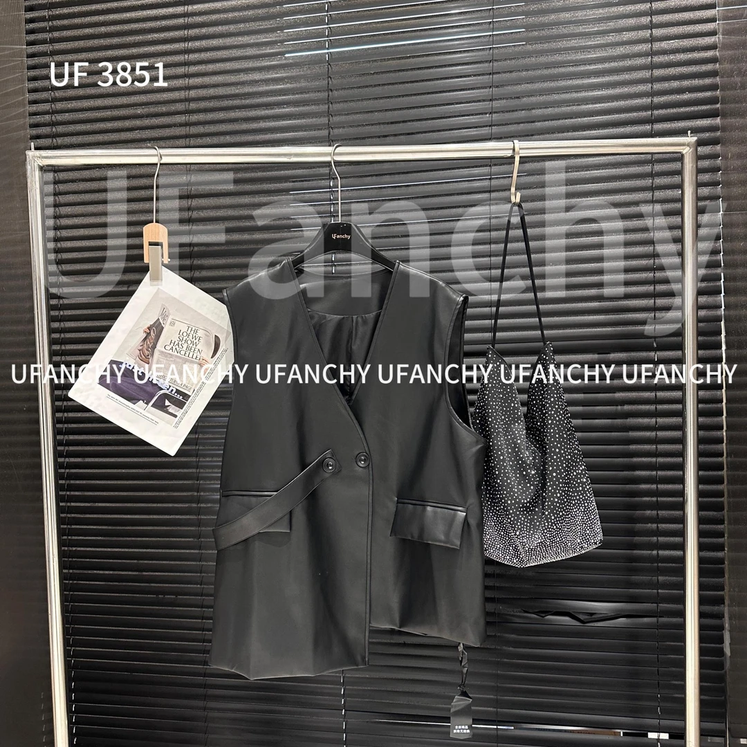 杨杨 UF-港风高级马甲外套3851