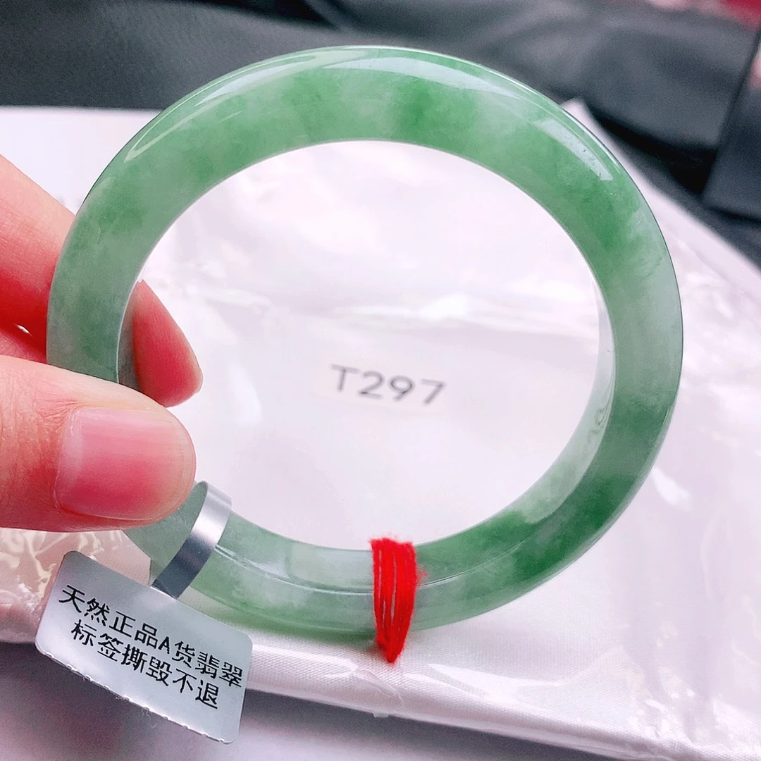 翡翠未镶嵌手镯缅甸天然a货翡翠手镯
