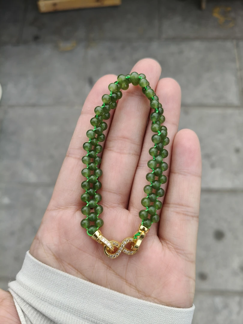 和田玉碧玉 手链