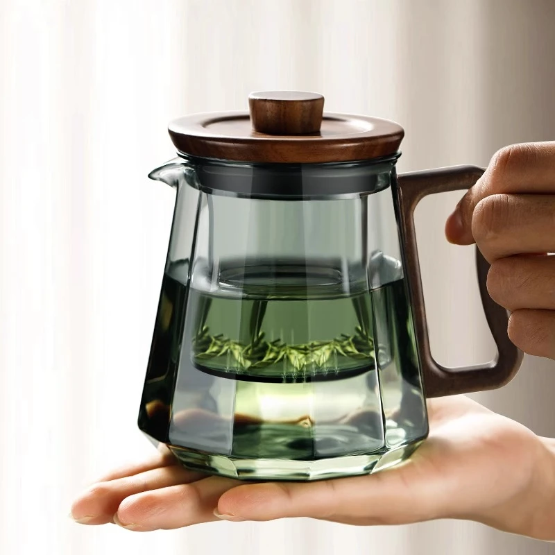 玻璃茶壶单壶家用耐高温泡茶壶茶水分离过滤煮茶器烧水壶茶具高档