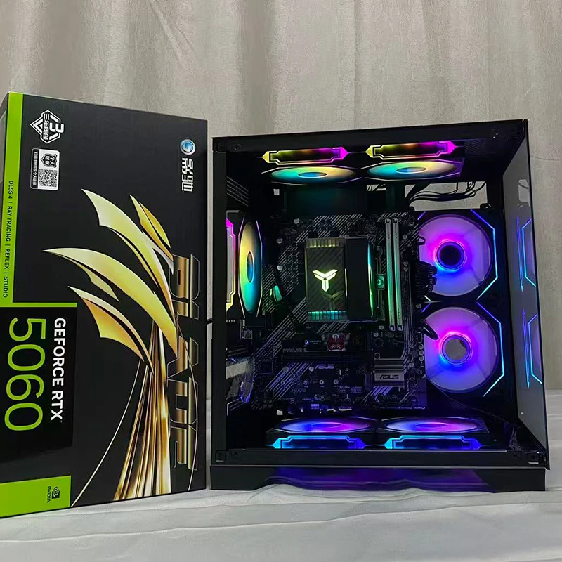 13100F电脑组装台式机5050游戏主机配置推荐吃鸡CS2三角洲整机