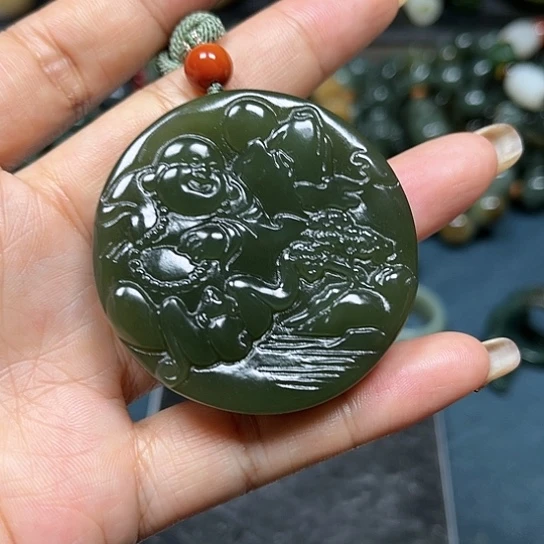 和田玉挂件未镶嵌