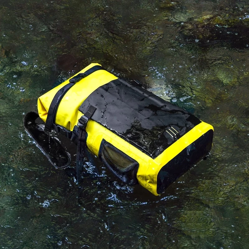 迈客户外防水双肩包潜水浮潜溯溪游泳防水袋海边沙滩脚蹼收纳背包