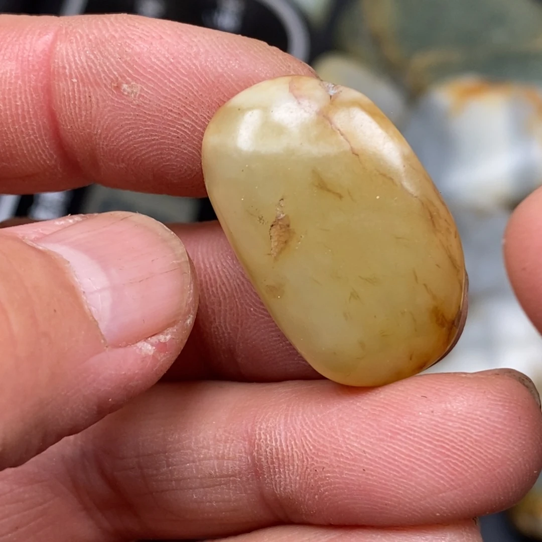 和田玉挂件铂Pt950镶嵌