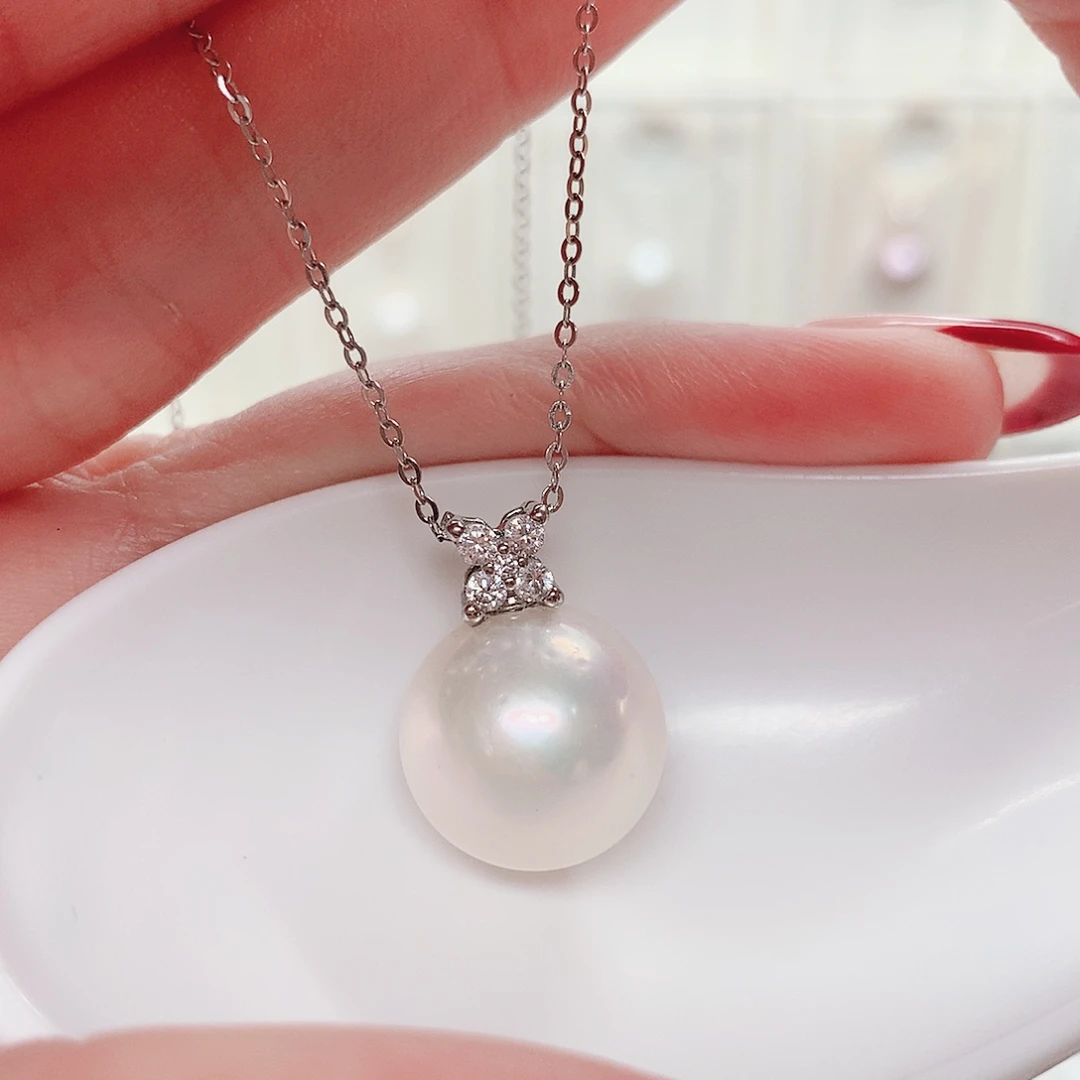 淡水珍珠吊坠(赠链)合金