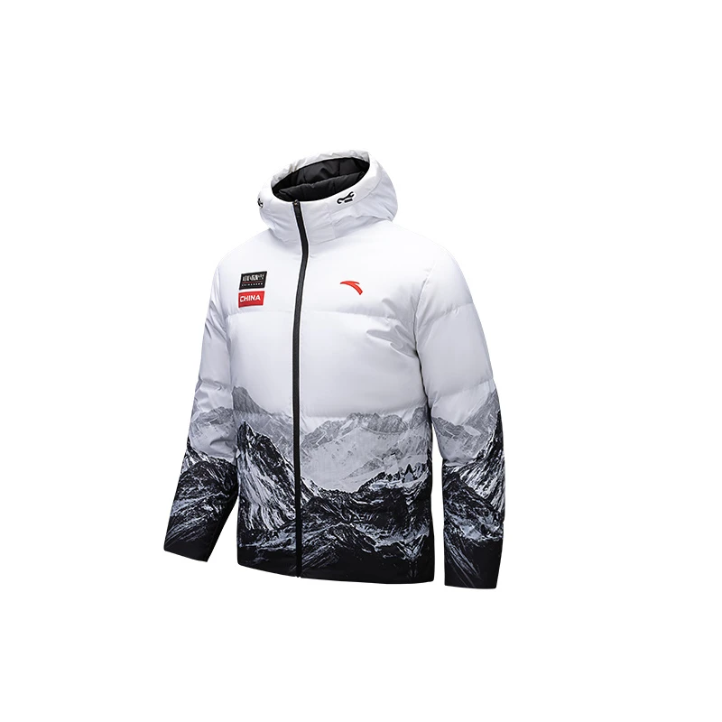 安踏速暖羽绒男款运动羽绒服男士冬季连帽防泼水外套男152517916