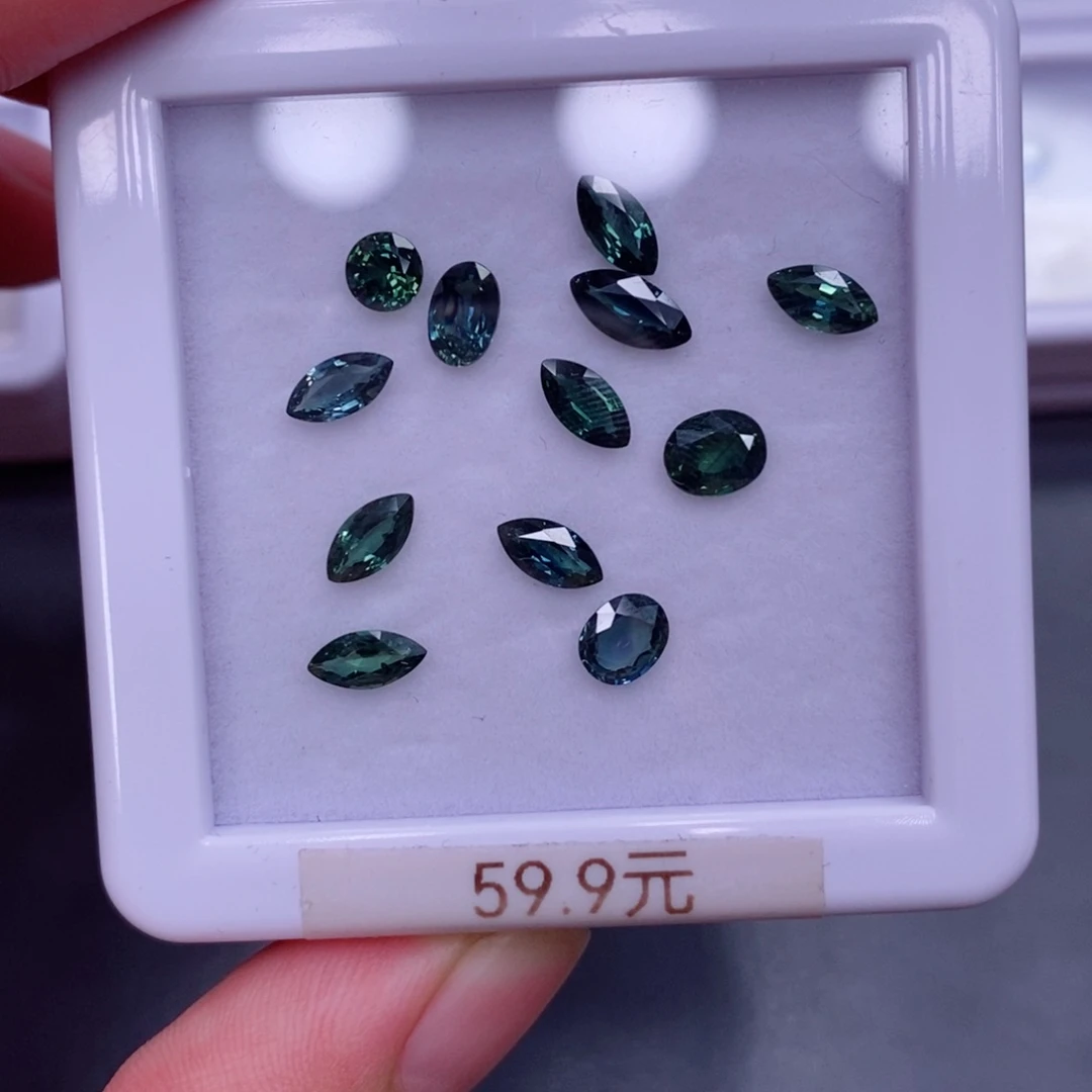 裸石蓝宝石59.9一粒，仅供展示，挑好上定向