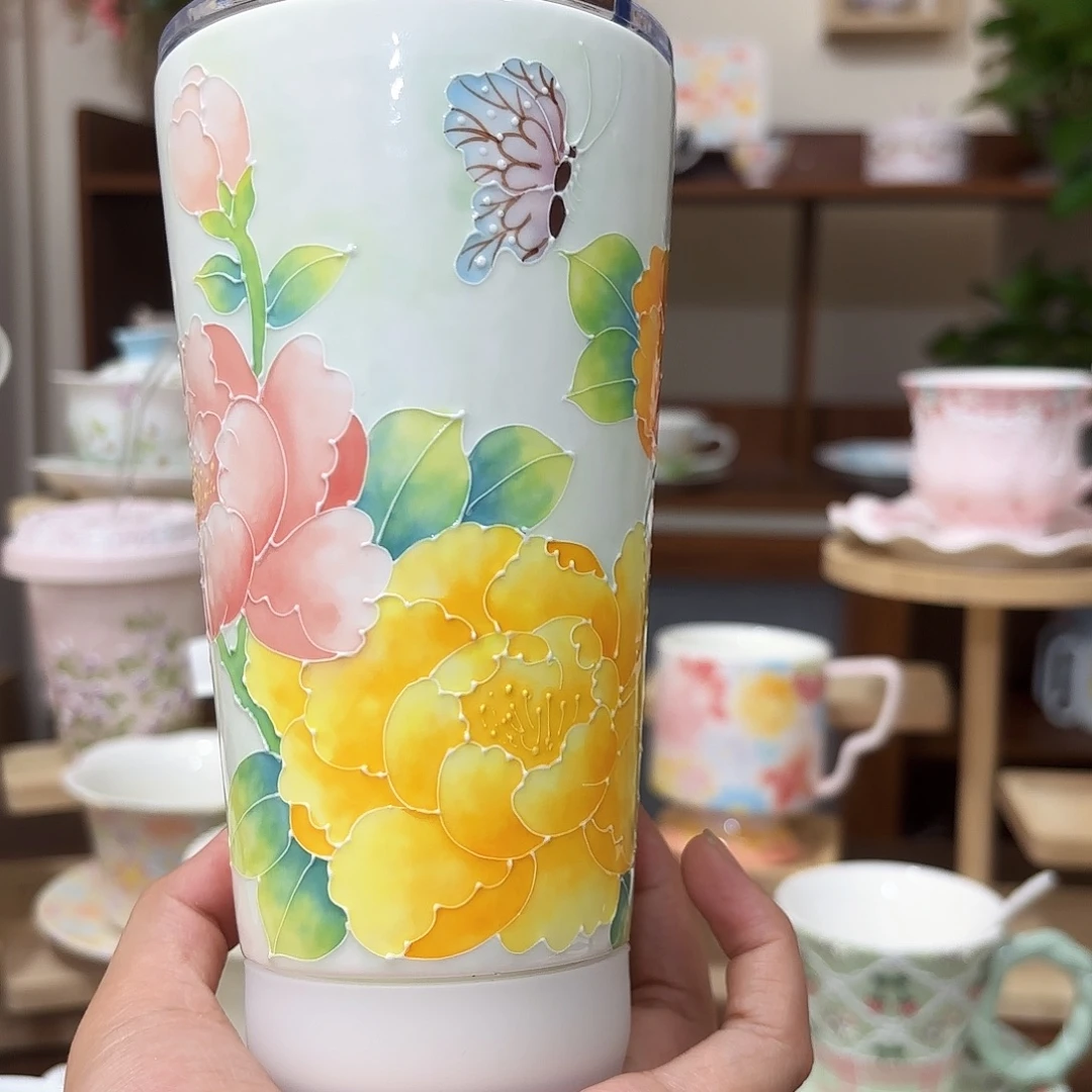 手绘创意高温釉下彩陶瓷