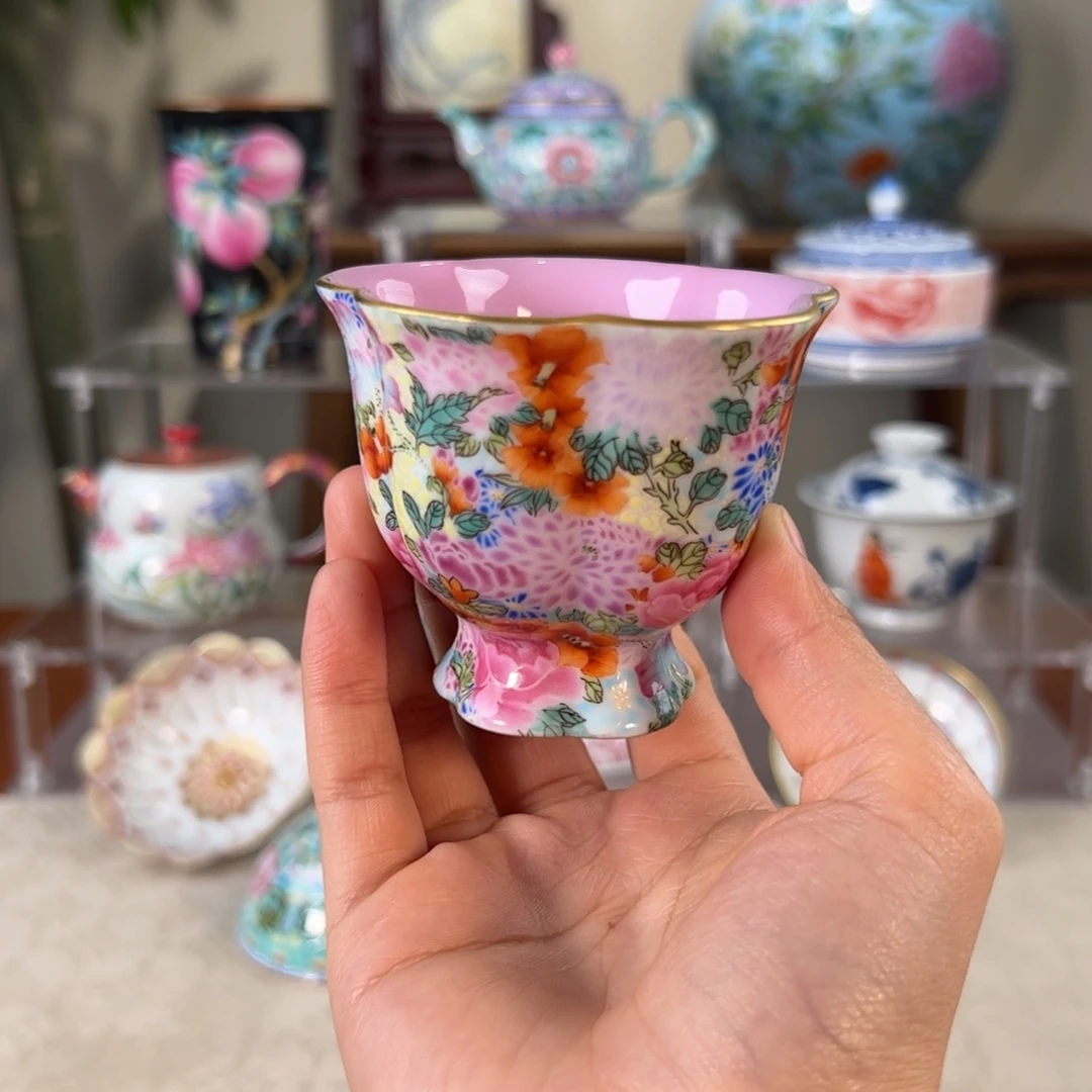 纯手工手绘 高端茶器