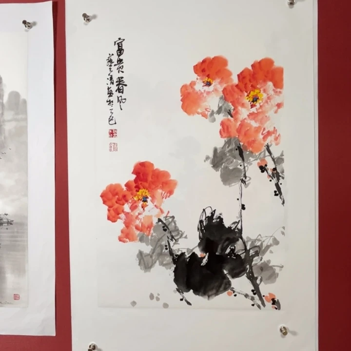 国画精品手绘作品