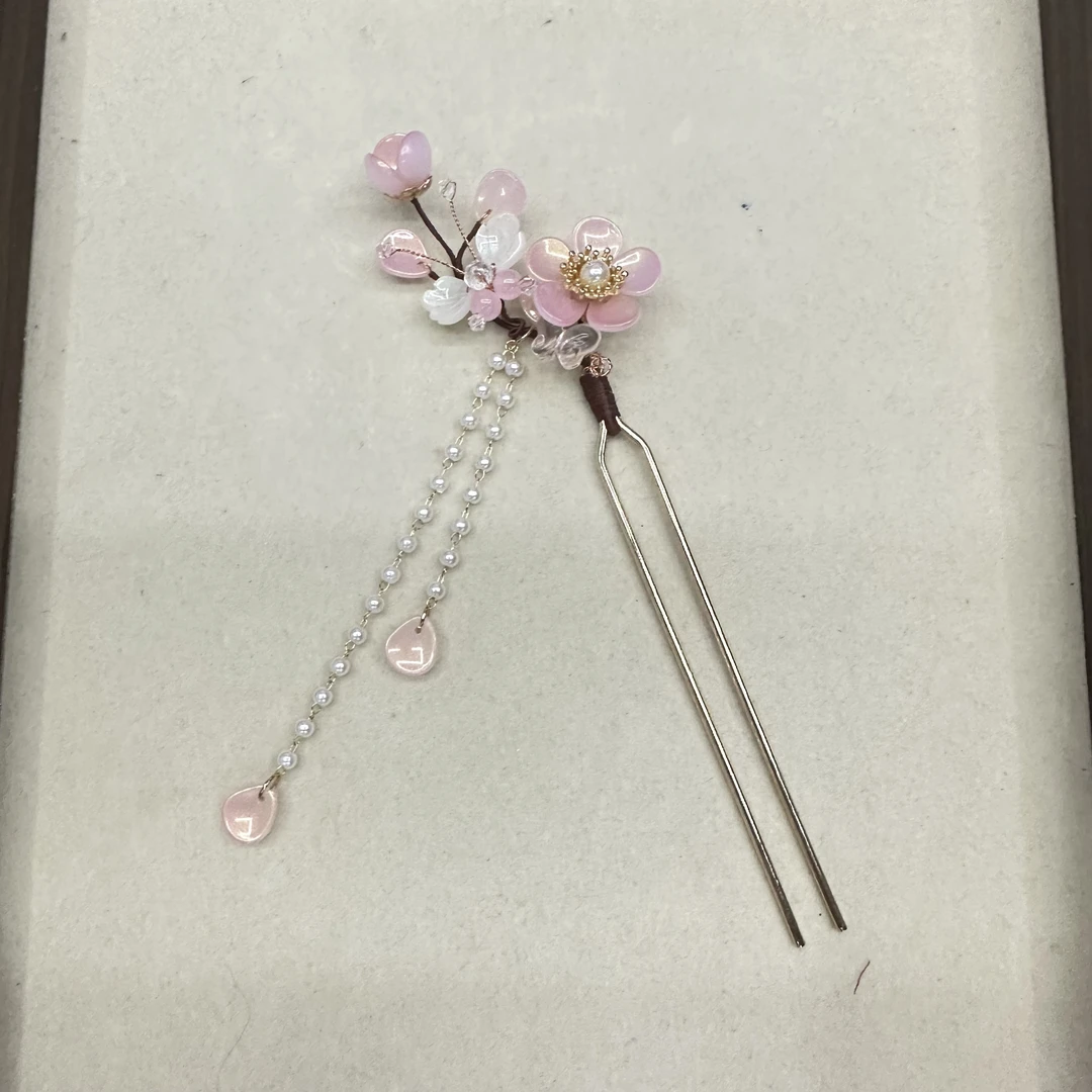 【紫苏粉雾】古风发饰项链仙气流苏配饰