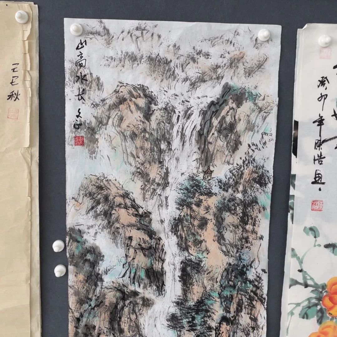 国画赵文正老师绘画