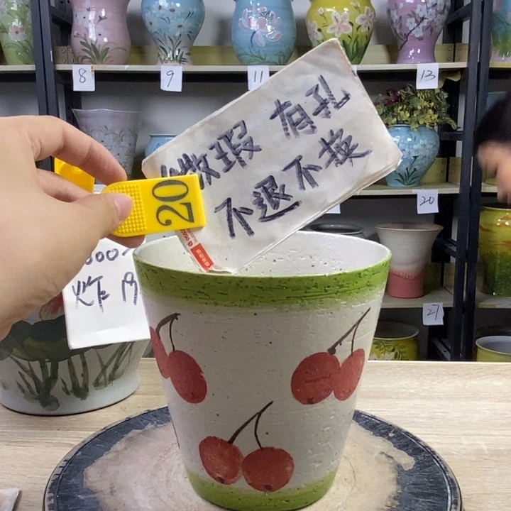 景德镇高温陶瓷花盆