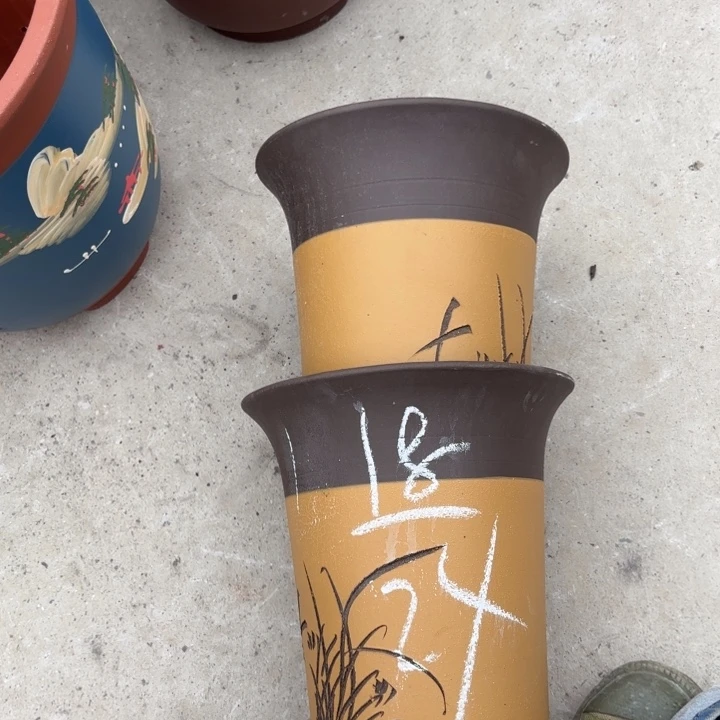 紫砂花盆紫砂的颜色