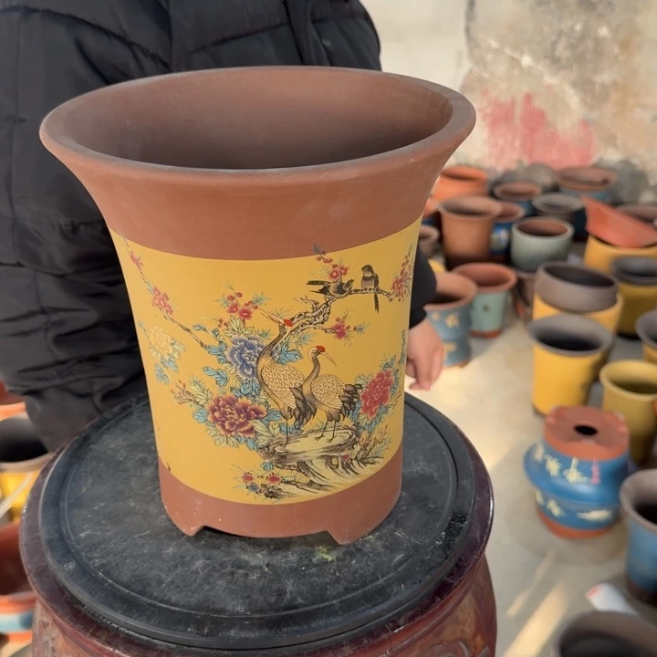 紫砂花盆紫砂花盆