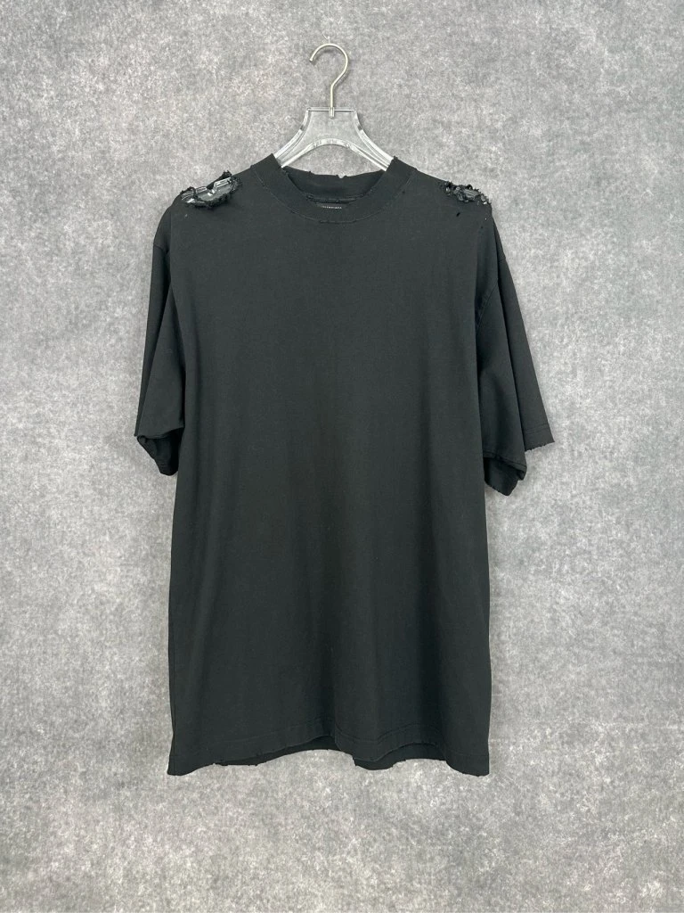 99新 Balenciaga/巴黎世家 巴黎世家 梵文破坏短袖s码/1019