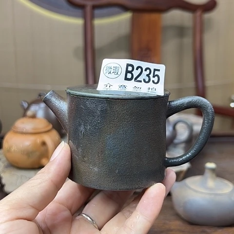 戬谷龙窑柴烧茶壶235