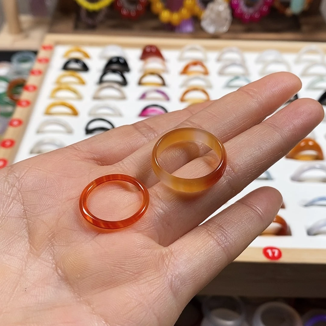 玛瑙/玉髓戒圈未镶嵌s****t