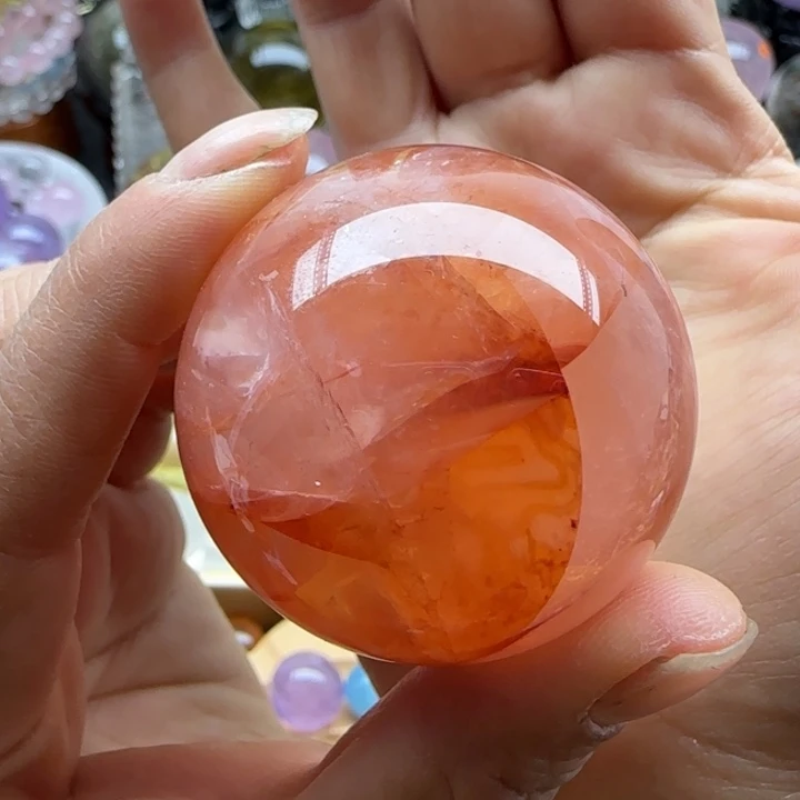 未镶嵌水晶珠宝半成品4.39厘米