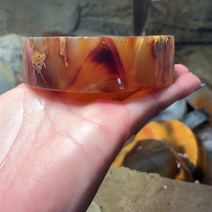 定制玛瑙用****妹定制手镯