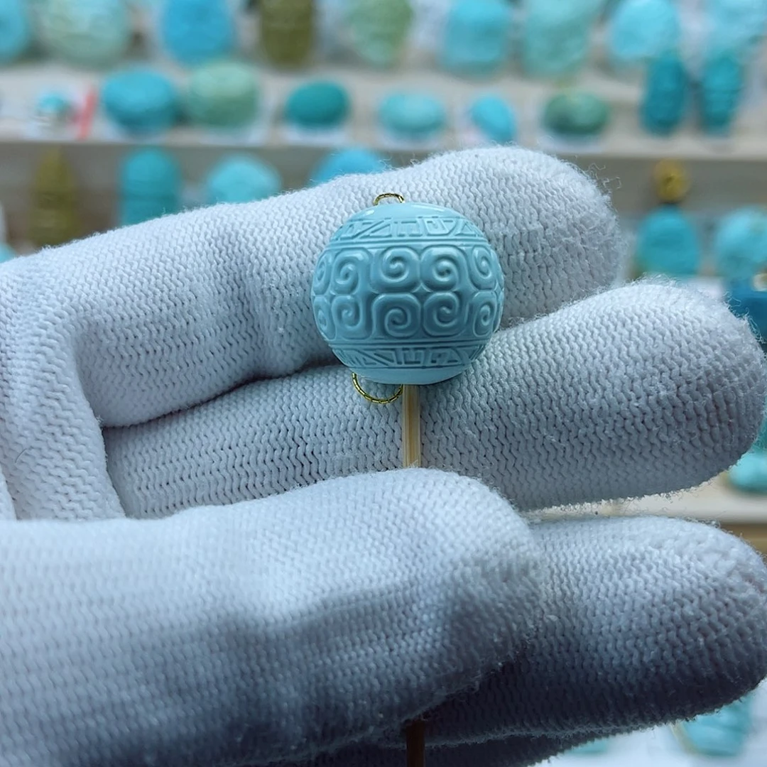 未镶嵌绿松石珠宝奇石