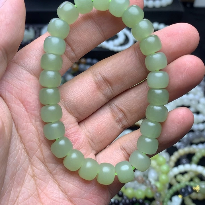 未镶嵌手链和田玉尺寸是7✖️10