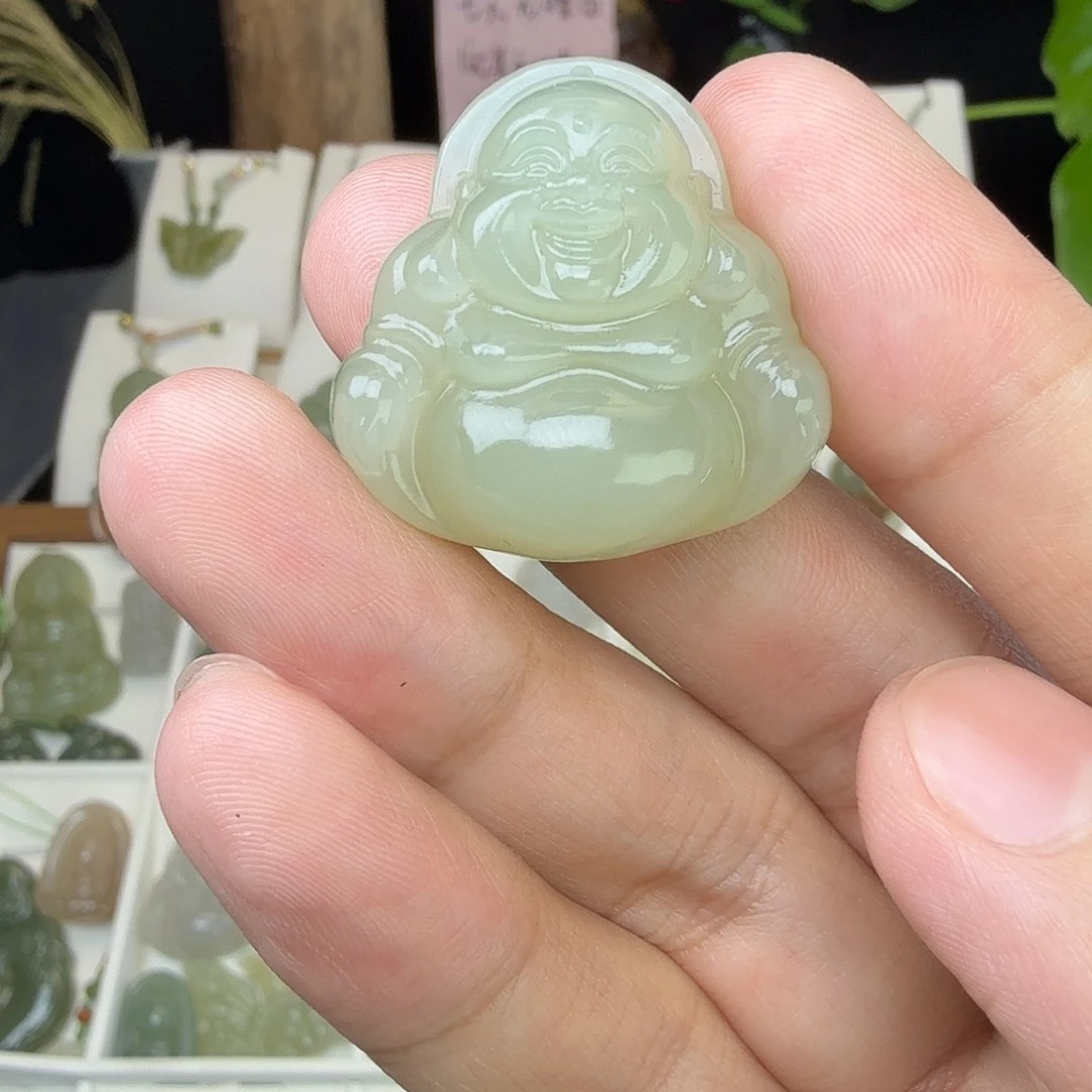 和田玉未镶嵌项圈30mm特价佛公款微包容考虑好下单