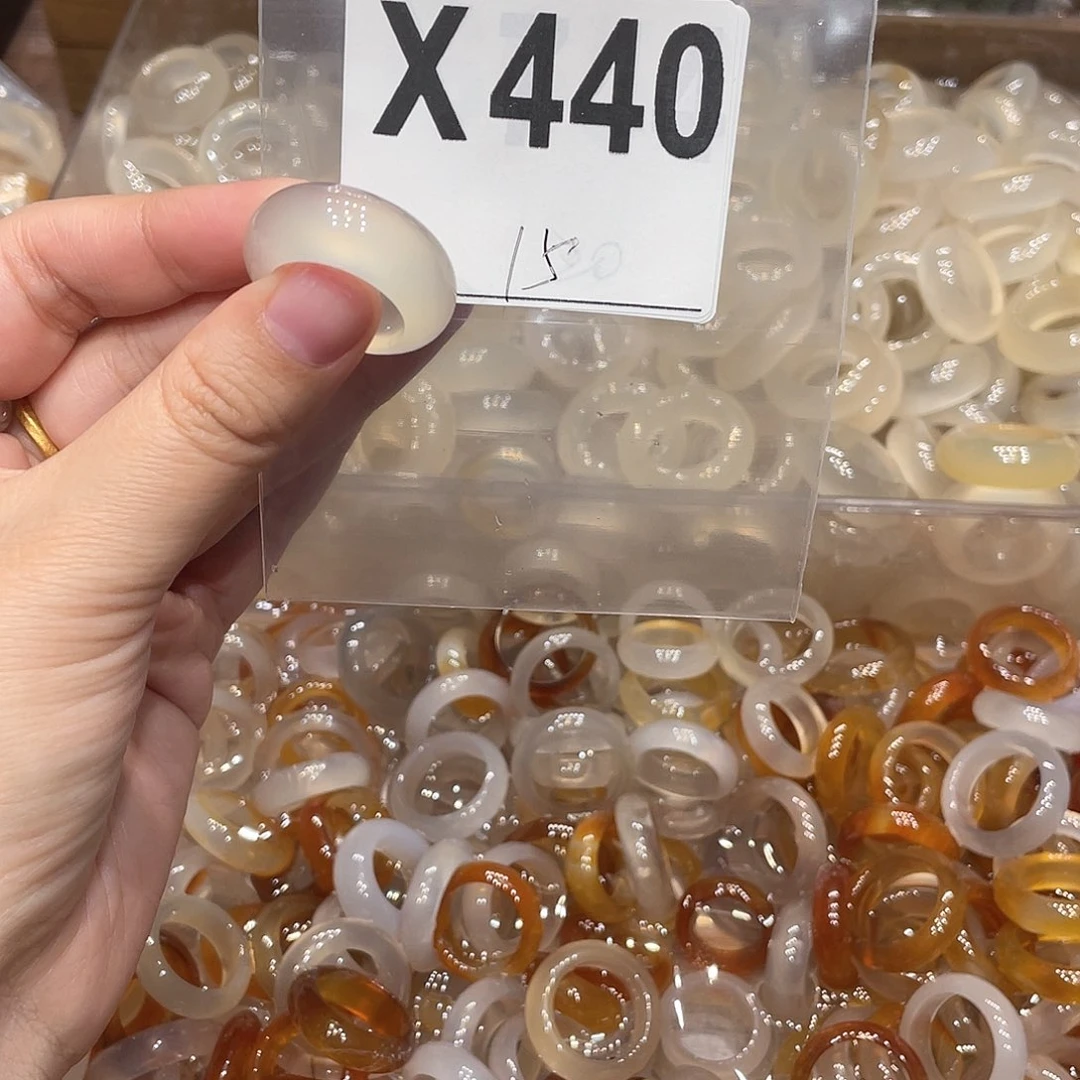 玛瑙/玉髓未镶嵌戒指440