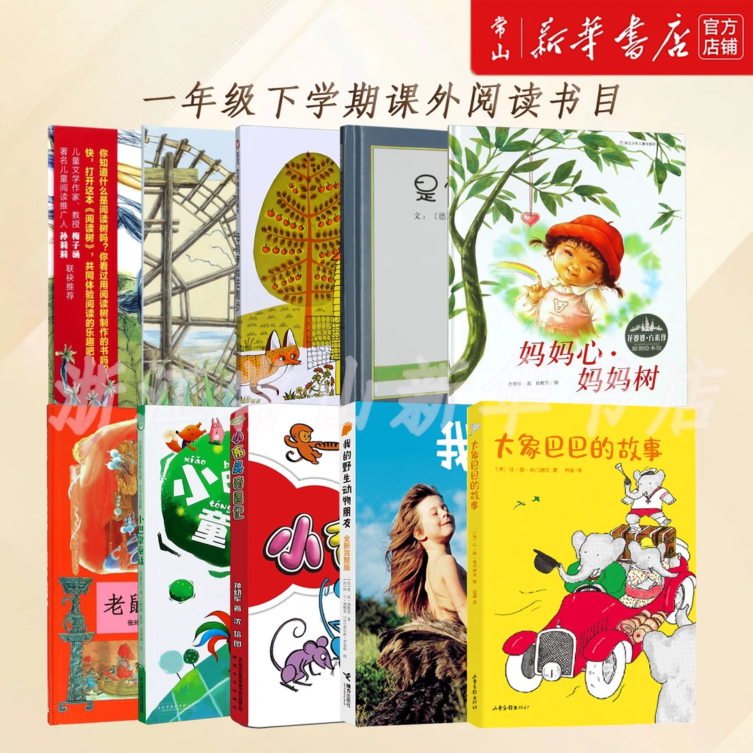 一年级上下册小学生课外阅读书必选读大卫上学去和大人一起读朗读