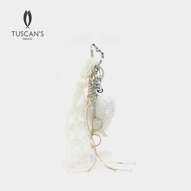 TUSCAN'S新款潮流百搭米白色挂扣箱包配件