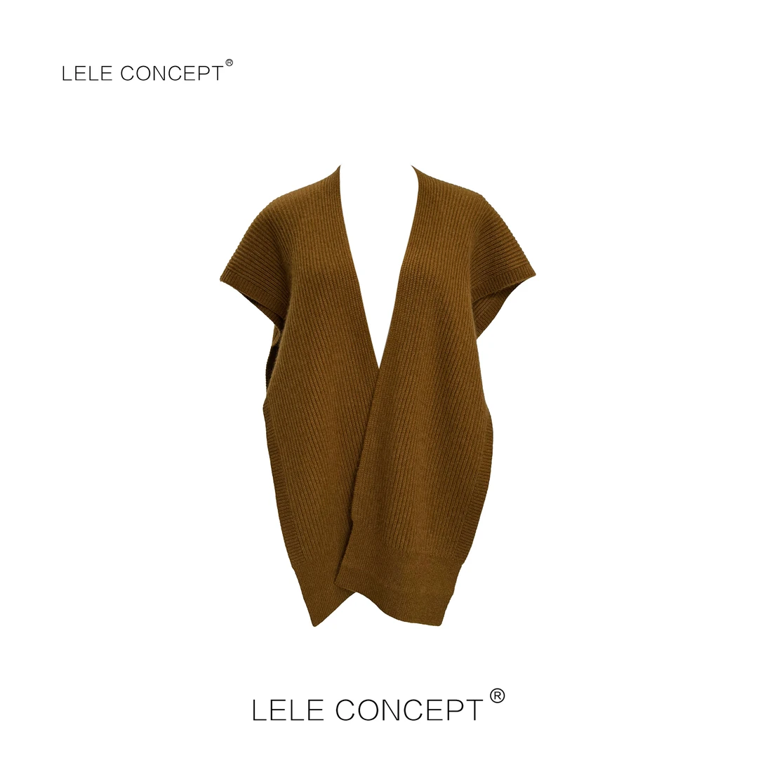 LELE CONCEPT丨【如一】都市时装舒适百搭螺纹针织围巾纯色WJ019