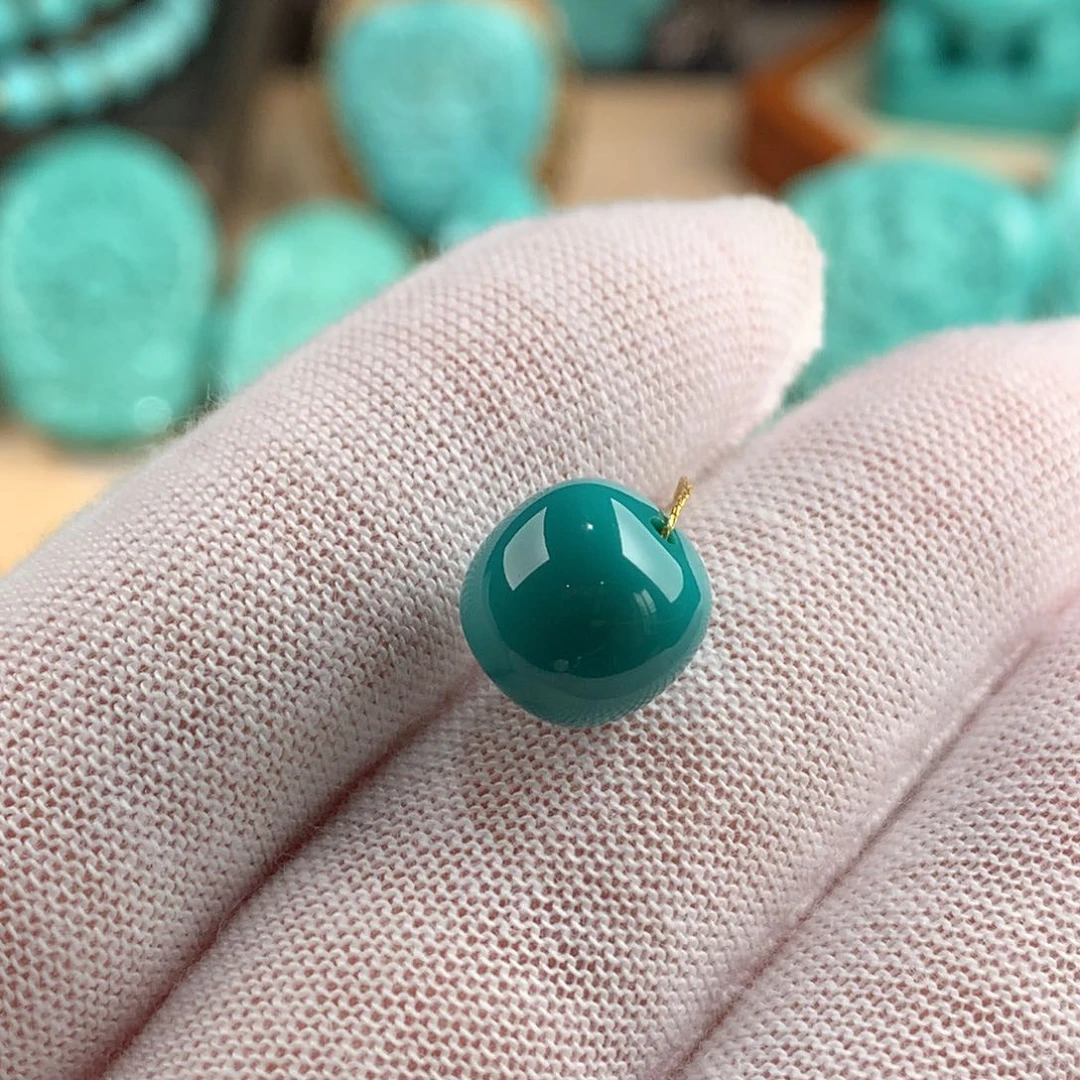 绿松石未镶嵌老型卡10.4