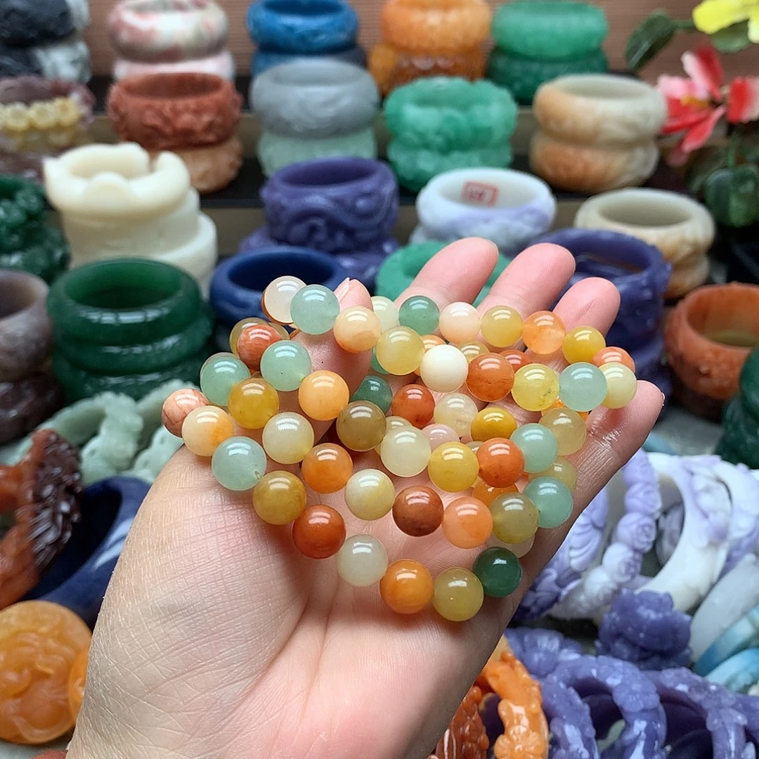 毛衣链未镶嵌石英质玉