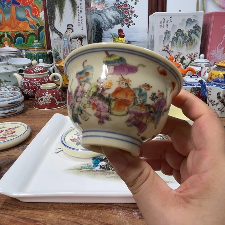 景德镇陶瓷茶具主人杯茶壶