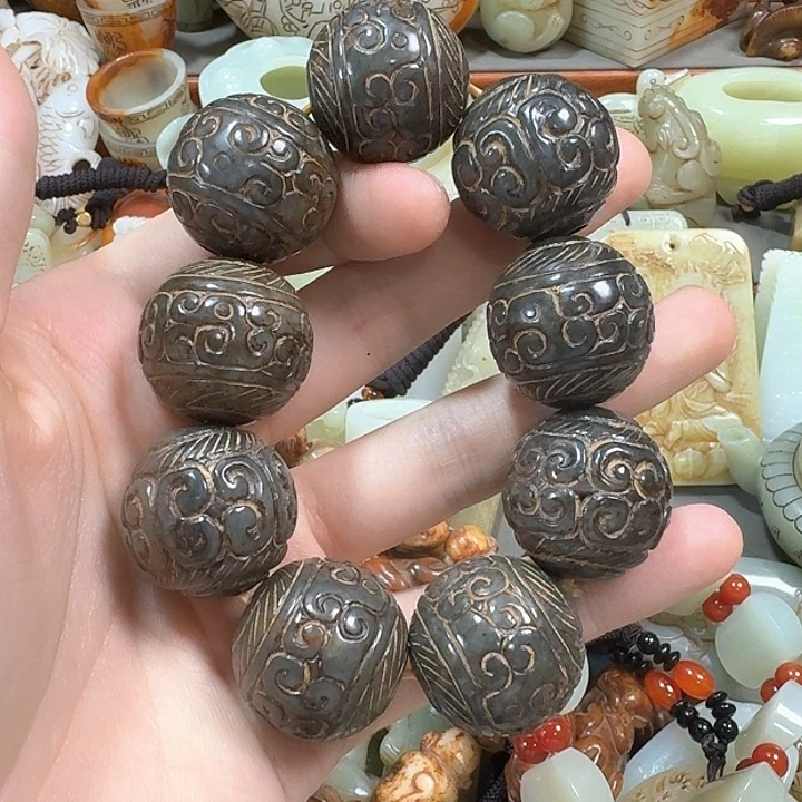 和田玉未镶嵌挂件用****3