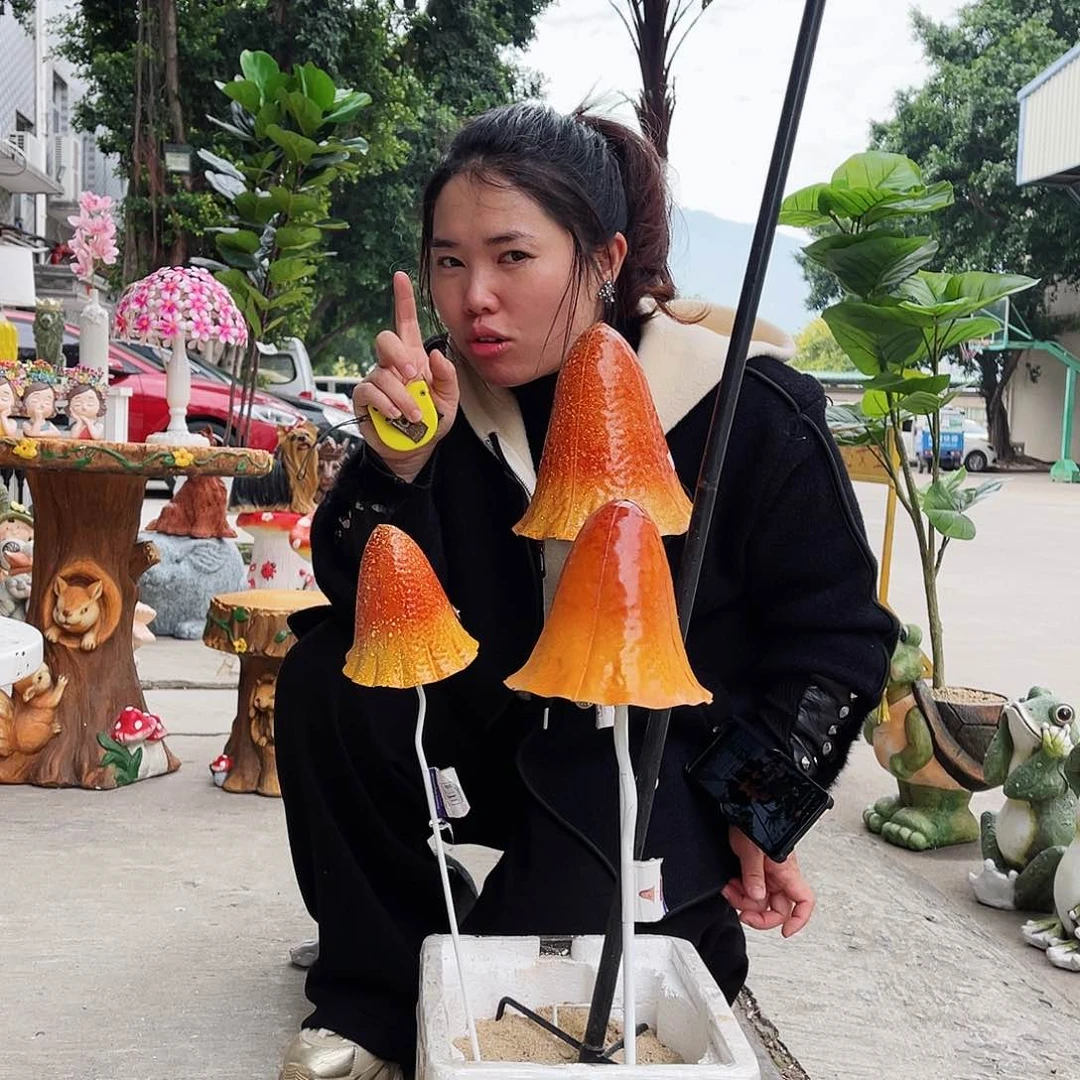 【闪购商品】无铅玻璃花园摆件&003&