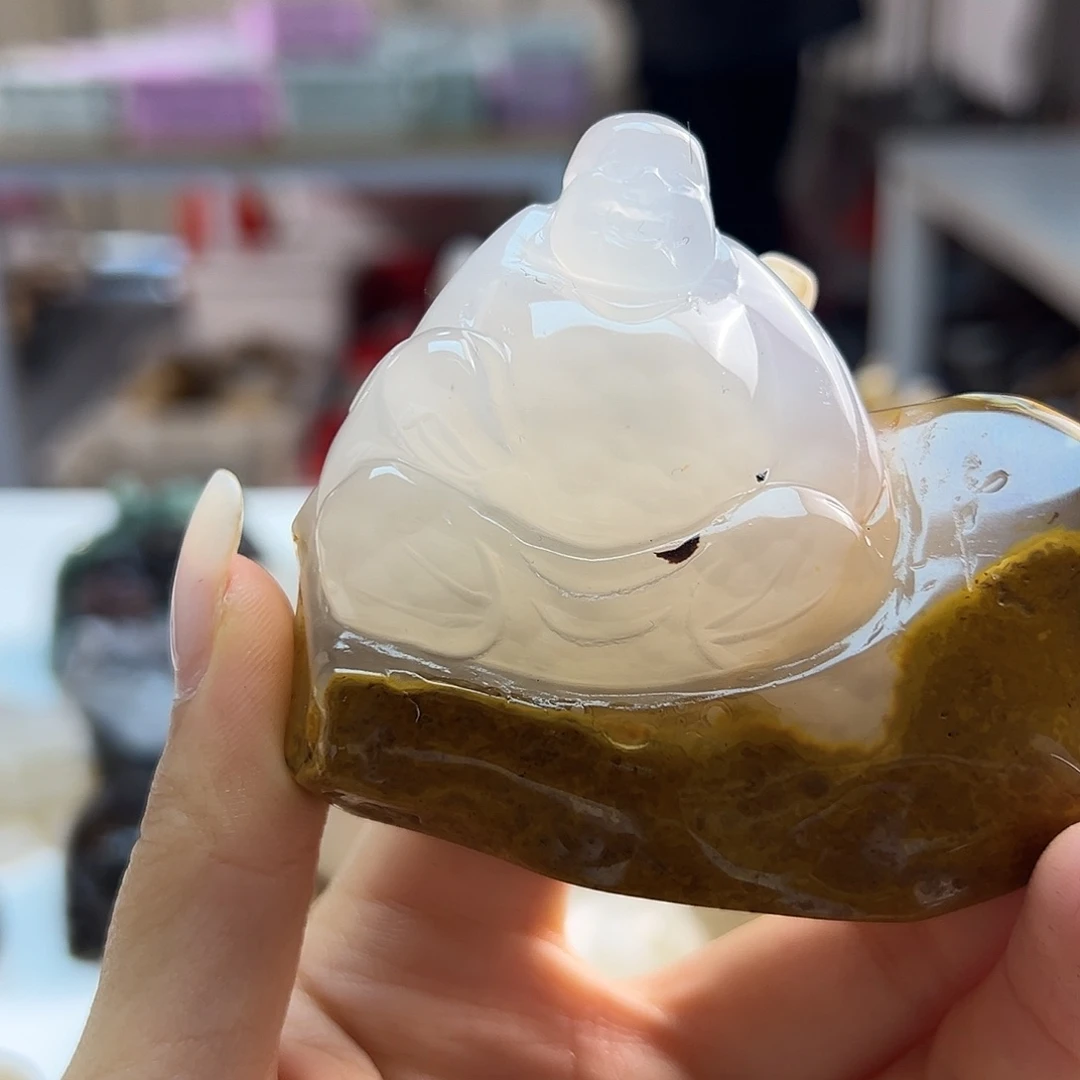 玛瑙/玉髓未镶嵌吊坠(不含链)