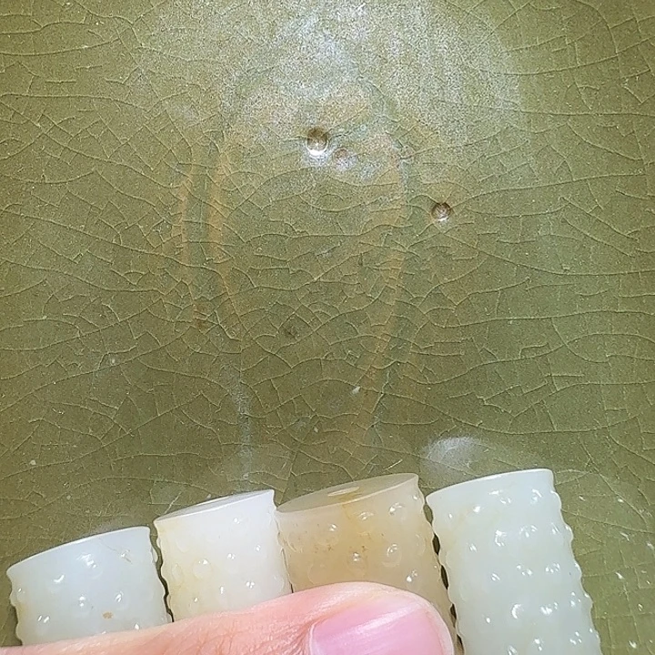 河***草瓷片花开富贵花开富贵