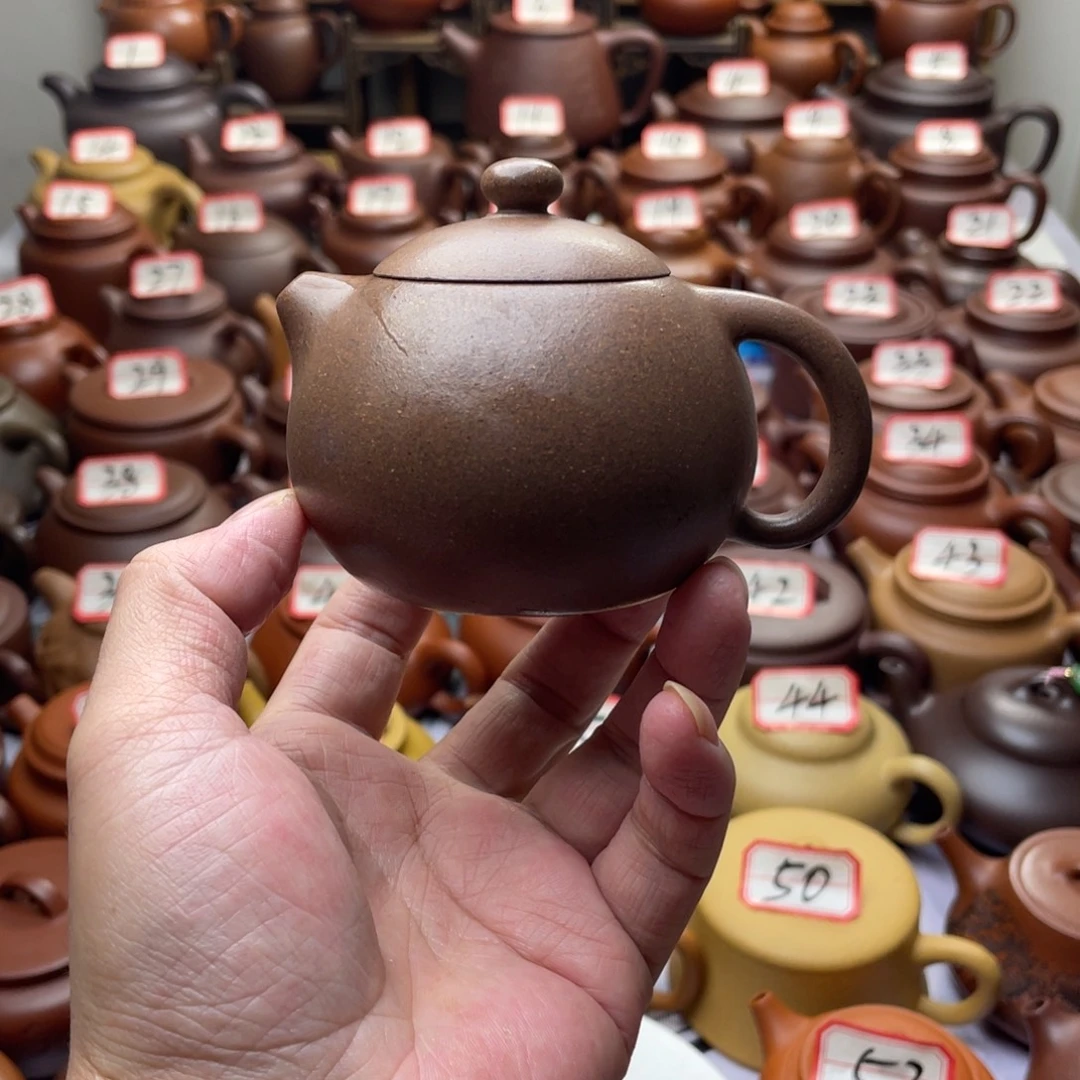 舵***手紫砂茶壶微瑕全手工