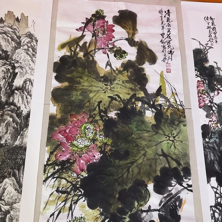 国画张圣敏先生纯手绘作品
