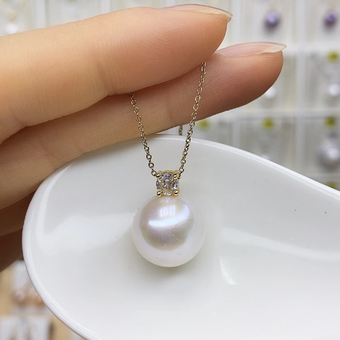 淡水珍珠合金颈饰