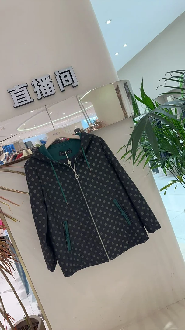 春款高端时尚气质百搭连帽外套24-80