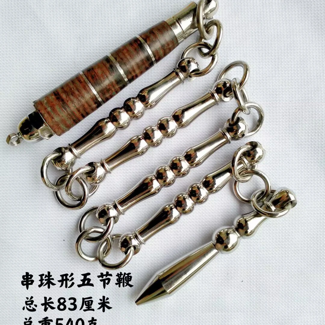 不锈钢葫芦款短鞭袖鞭三节鞭四节鞭五节鞭适合武术表演健身训练