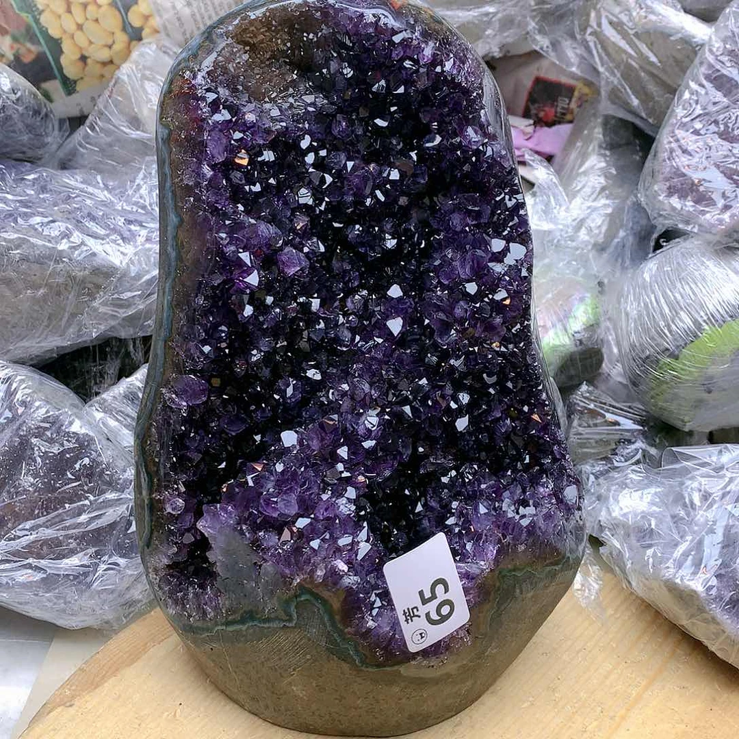 紫晶大型摆件（非配饰）未镶嵌一**宿