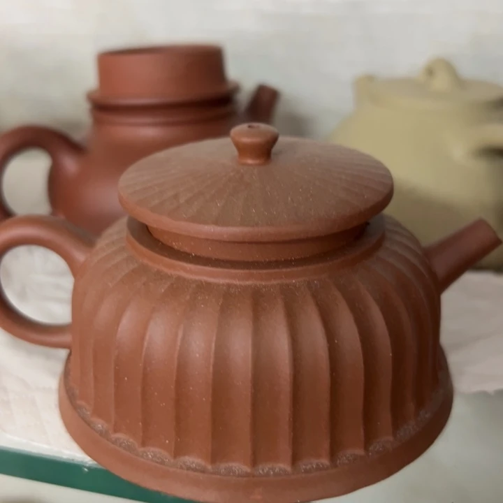 紫砂茶壶锦文瑕疵君德130c c