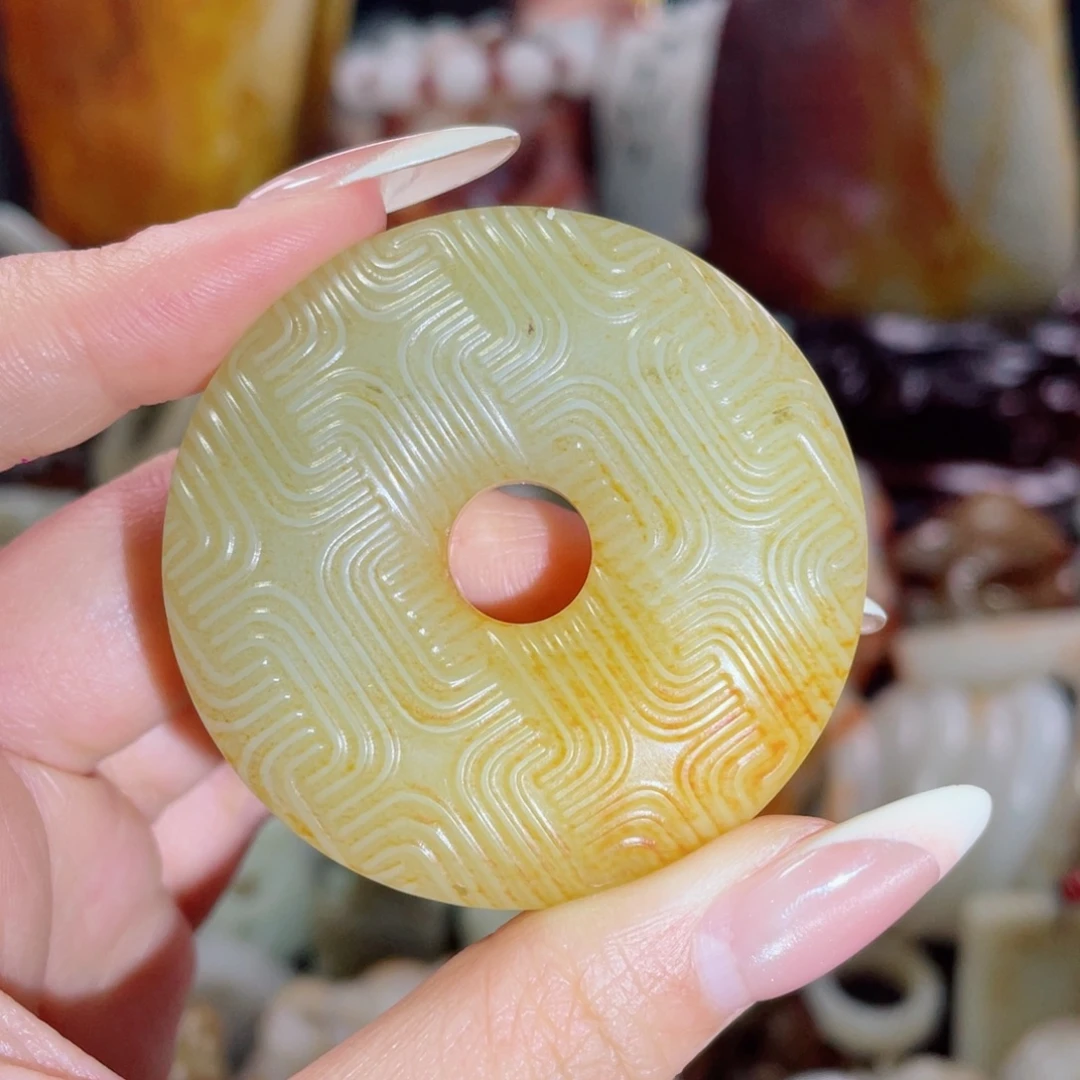 和田玉未镶嵌挂件88