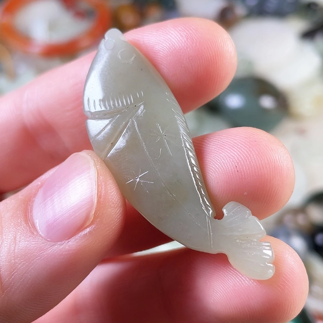 和田玉（糖玉）颈饰未镶嵌